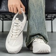 thumbnail image 4 of Dakaela Barefoot Shoes for Men Breathable Wide Toe Box Zero Drop Water Shoes Gym Workout Minimalist Running Hiking Sneakers Size 7-10 White, 4 of 9