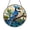 Acrylic 3.5 Inch, variant on Blue Jay Window Stained Glass Panel Bright Bird Art Round Hanging Decor Elegant Nature Accent for Indoor Space