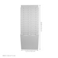 thumbnail image 2 of WEUVEB Porte-Cartes Rack Porte-Cartes de Temps Plastique Design Simple pour Bureau Lot de 1, 2 of 7