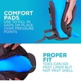 thumbnail image 4 of SHENMO Tall Pneumatic Walking Boot | Orthopedic Air Walker & Inflatable Surgical Leg Cast for Broken Foot, Sprained Ankle, Fractures or Achilles Surgery Recovery (Small), 4 of 5