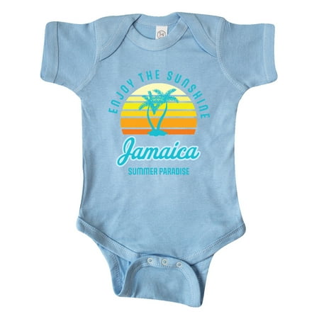 

Inktastic Enjoy The Sunshine Jamaica Summer Paradise Gift Baby Boy or Baby Girl Bodysuit