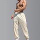 thumbnail image 3 of Pantalones largos para hombre, pantalones casuales con cordones elásticos, pantalones deportivos para hombre, 3 of 3