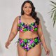 thumbnail image 1 of 2023 nuevo traje de baño de talla grande para mujer traje de baño grande trajes de baño de dos piezas de cintura alta Push Up Bikini conjunto Sexy separado con estilo Tan Jianjun unisex, 1 of 2