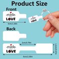 500PCS Handmade Jewelry Tagging Systems Reusable Stickers With Adhesive ...