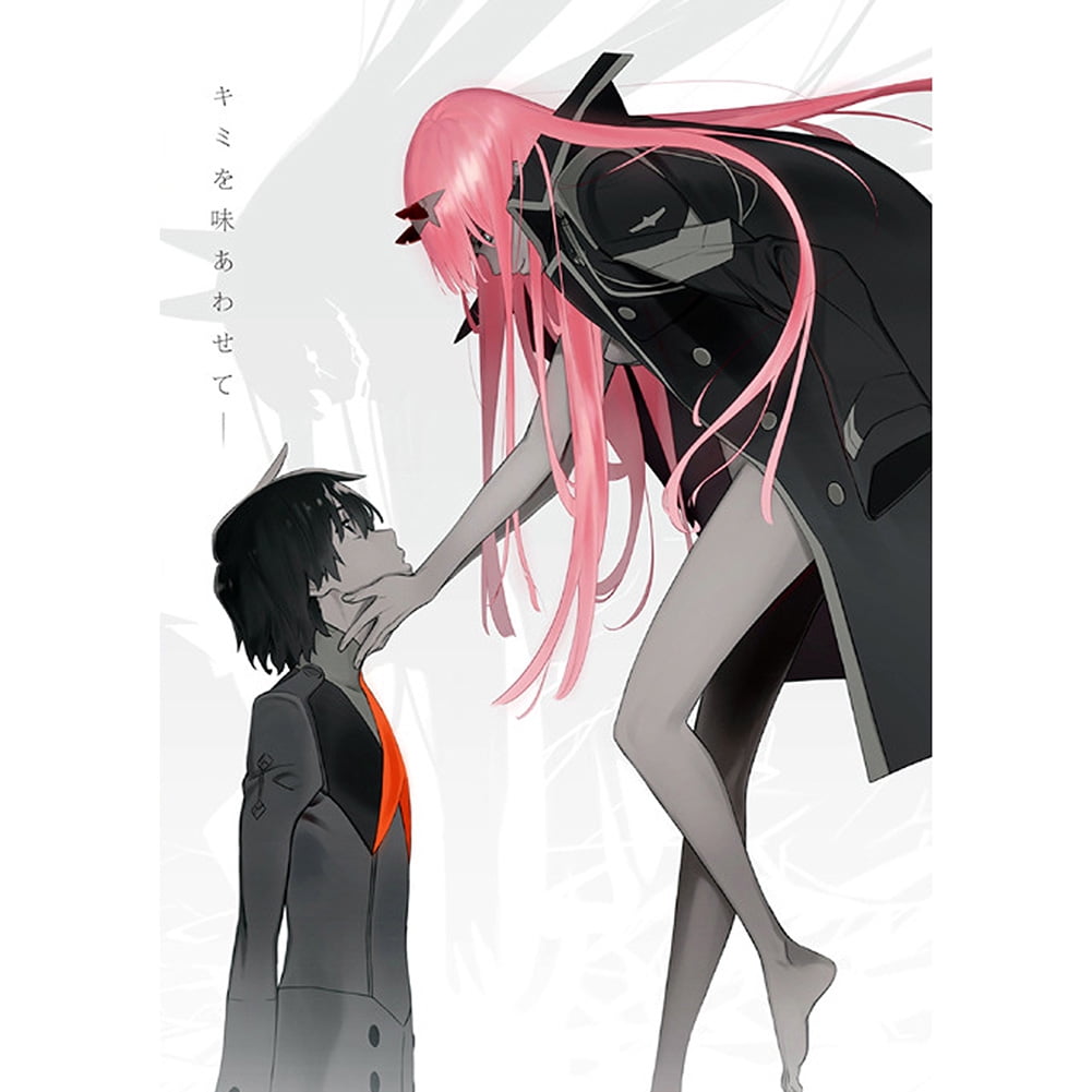 Anime darling in the franxx zero two Poster Wall Home Scroll Decor Gift 60*90cm 