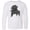 AA-White, variant on Plague Doctor Spooky Gothic Graphic Long Sleeve Youth T-Shirt