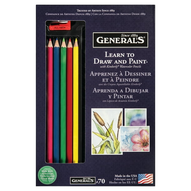 General Pencil Learn To Watercolor Pencil Now Set - Walmart.com