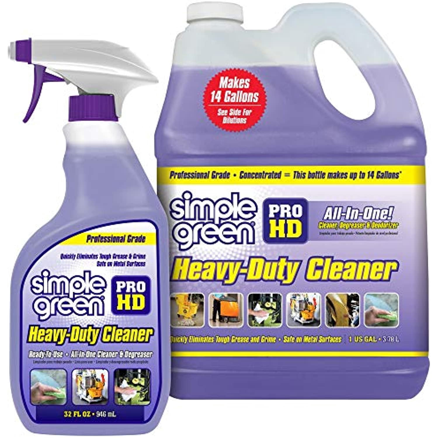 Pro Hd Purple Concentrated Cleaner Degreaser Heavy Duty