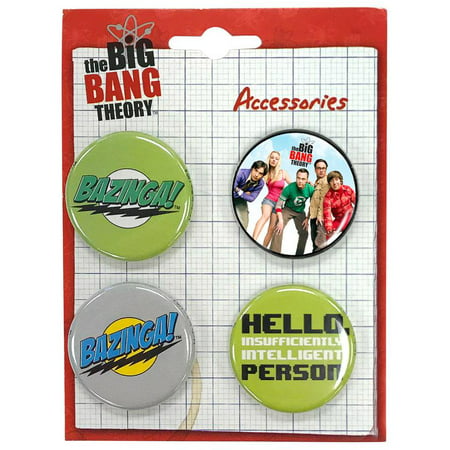 Ripple Junction Big Bang Theory 4 Pack Button Set