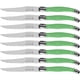 thumbnail image 1 of Cuchillos Carne Laguiole Alto Filo LaguioleGreen 8 pzas 23 cm Verde Acero Inoxidable Cuchillo para carne., 1 of 3
