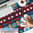 thumbnail image 2 of Long Mouse Pads for Desk,Blue and Orange Geometric Boho Pattern Desk Mats on Top Of Desks, Desk Mouse Pad Extra Large with 3mm Non-Slip Base and Stitched Edge for Gaming,Office,Work,Home 47.3"x23.6", 2 of 6