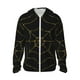 thumbnail image 1 of Balery Golden Spider Web Sudadera ligera de manga larga con capucha y protección solar UPF 50+ para hombre y mujer, ideal para pesca y running-3X-Large, 1 of 7