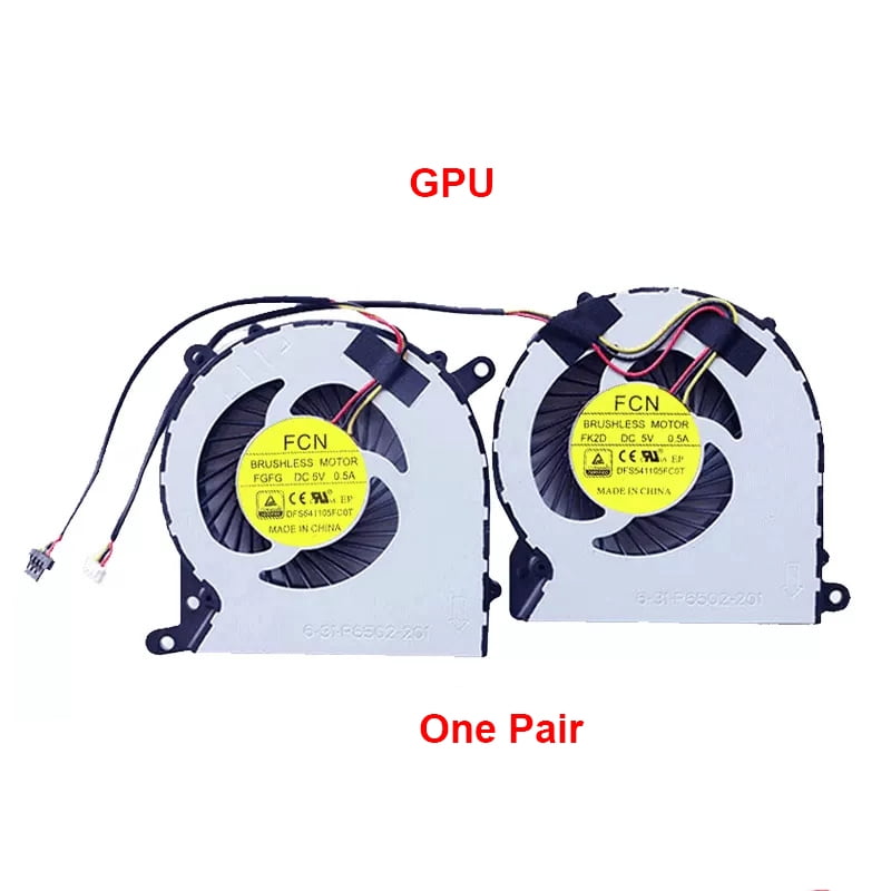 Laptop Cooler CPU GPU Cooling Fan For CLEVO P670RS P650RE P670HS P651 P65R03 T5 P651RG