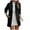 Black, variant on Fesfesfes Hoodie Coat for Women Outfits Top Lapel Long Sleeve Solid Outwear Jackets Tops Coats Under $10