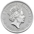 thumbnail image 4 of Lot of 5 - British Silver Britannia, Queen Elizabeth II - 1 Troy Oz, .999 Pure, 4 of 4