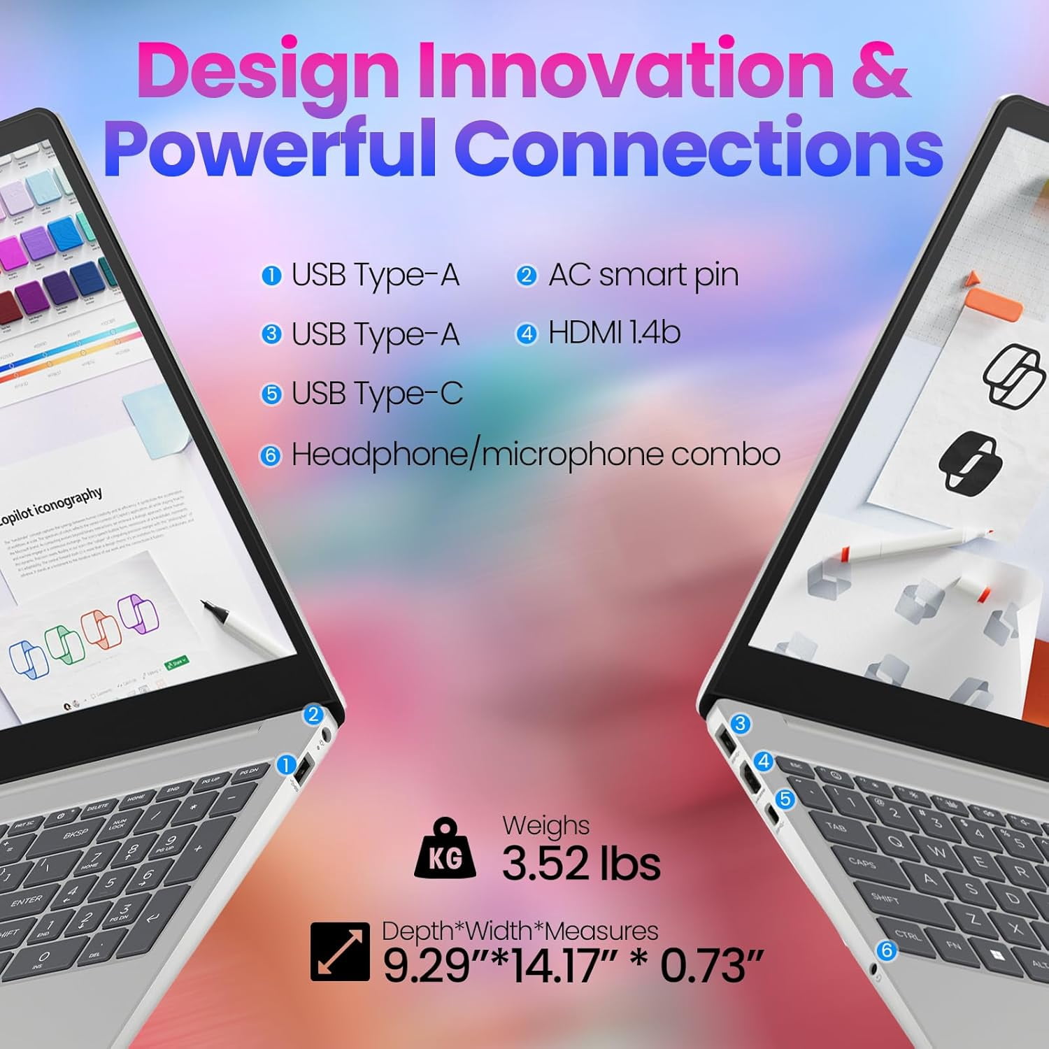 HP 15.6" Touchscreen Business & Student Laptop - Intel i3 1315U(Up to 4.5GHz) • 16GB RAM, 512GB SSD • 15.6" HD Display • Wi-Fi 6 • AI Copilot • Win 11 Pro • w/Bundle Accessories