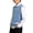 Blue, variant on Kids Sweater Vest Crew Neck Sleeveless Pullover Ribbed Trim Decorative Label Detail Classic Fit Everyday School Layering