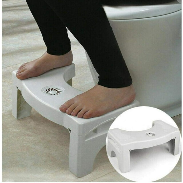 Foldable Toilet Stool Seat Multifunctional Portable Squatty Potty Footstool