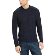 Michael Kors Men's Patch Knit Sweater Blue Size XX-Large