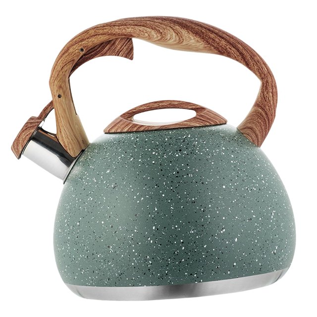 Teteras silbantes Kettle 2.8L s Utensilios de cocina Hervidor de agua portátil para hervir agua para estufas de gas, cocinas de inducción, estufas Fanmusic Teteras silbantes