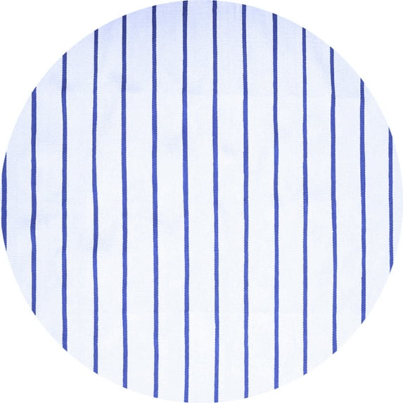 Ahgly Company Indoor Round Southwestern Blue Country Area Rugs, 8' Round