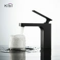 thumbnail image 2 of Kibi Infinity Single Handle Bathroom Vanity Sink Faucet, 2 of 3