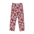 thumbnail image 4 of Xecao Red Hawthorn Men's Straight Lounge Pajama Pants: The Ultimate in Comfortable Sleepwear, 4 of 9