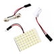 thumbnail image 1 of 48 SMD 3528 48 Panel LED Mapa de lectura de coche blanco, 1 of 5