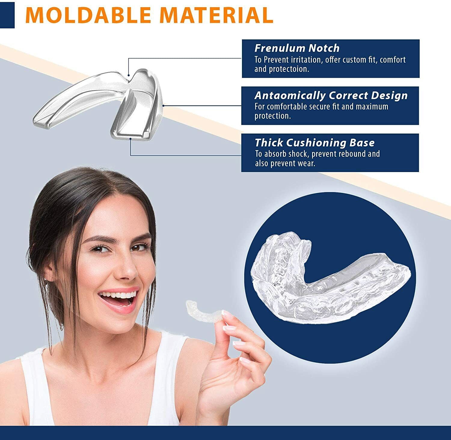 Neomen Mouth Teeth Tooth Grinding Clenching Bruxism Night Sleep Guard