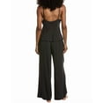 thumbnail image 2 of Natori womens  2pc Silk-Blend Cami & Pant Set, s, Black, 2 of 3