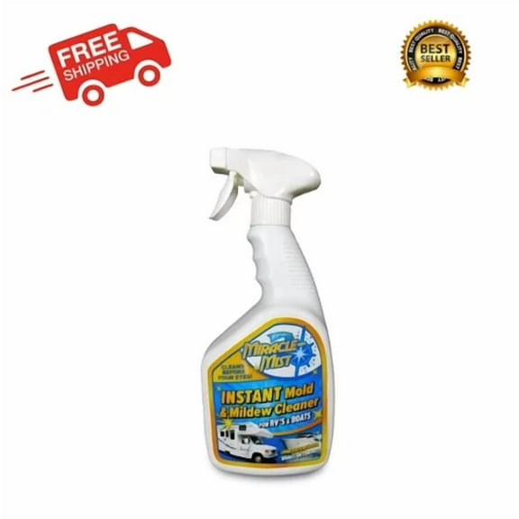 Miraclemist Instant, Mold & Mildew Spray Remover For Rv & Boat'S Exterior, 32 Oz