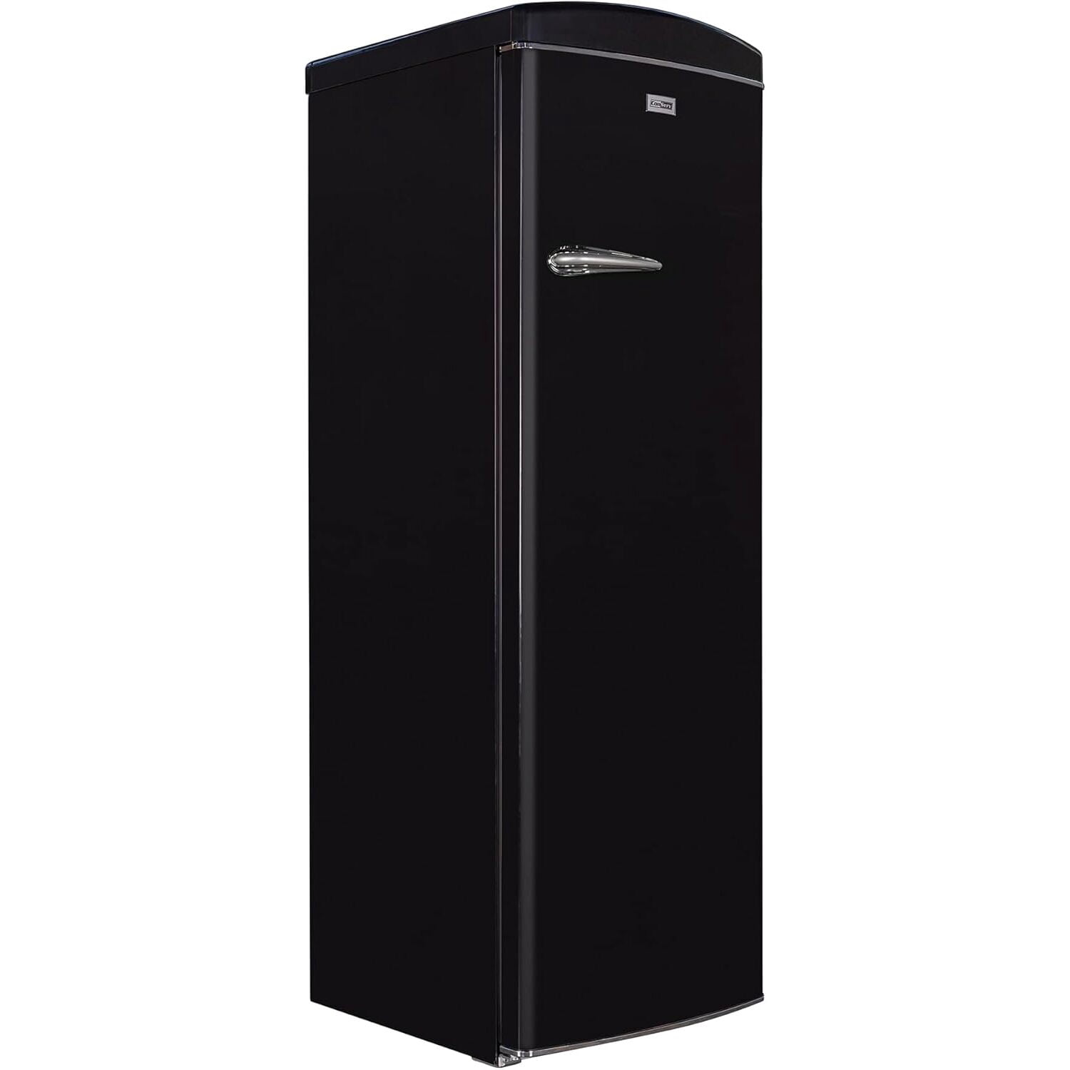 Conserv 24 in. 11 cu. ft. Classic Retro Single Door Refrigerator in Black