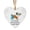 G, variant on geerera Heart Sea Glass Ornament, Friendship Keepsake, Handmade Christmas Pendant for Tree Decor, Friend Gift, Sea Glass Art