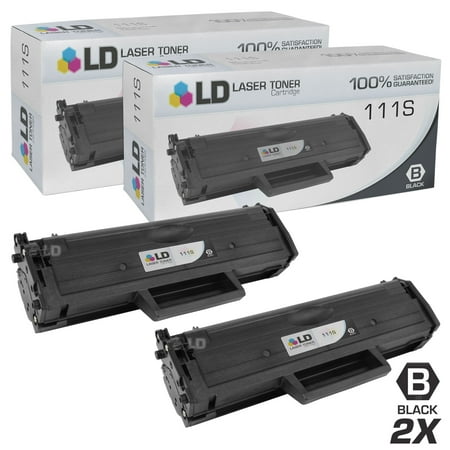 Compatible Replacements for Samsung MLT-D111S Set of 2 Black Laser Toner Cartridges for use in Samsung Xpress M2020W, and M2070FW s