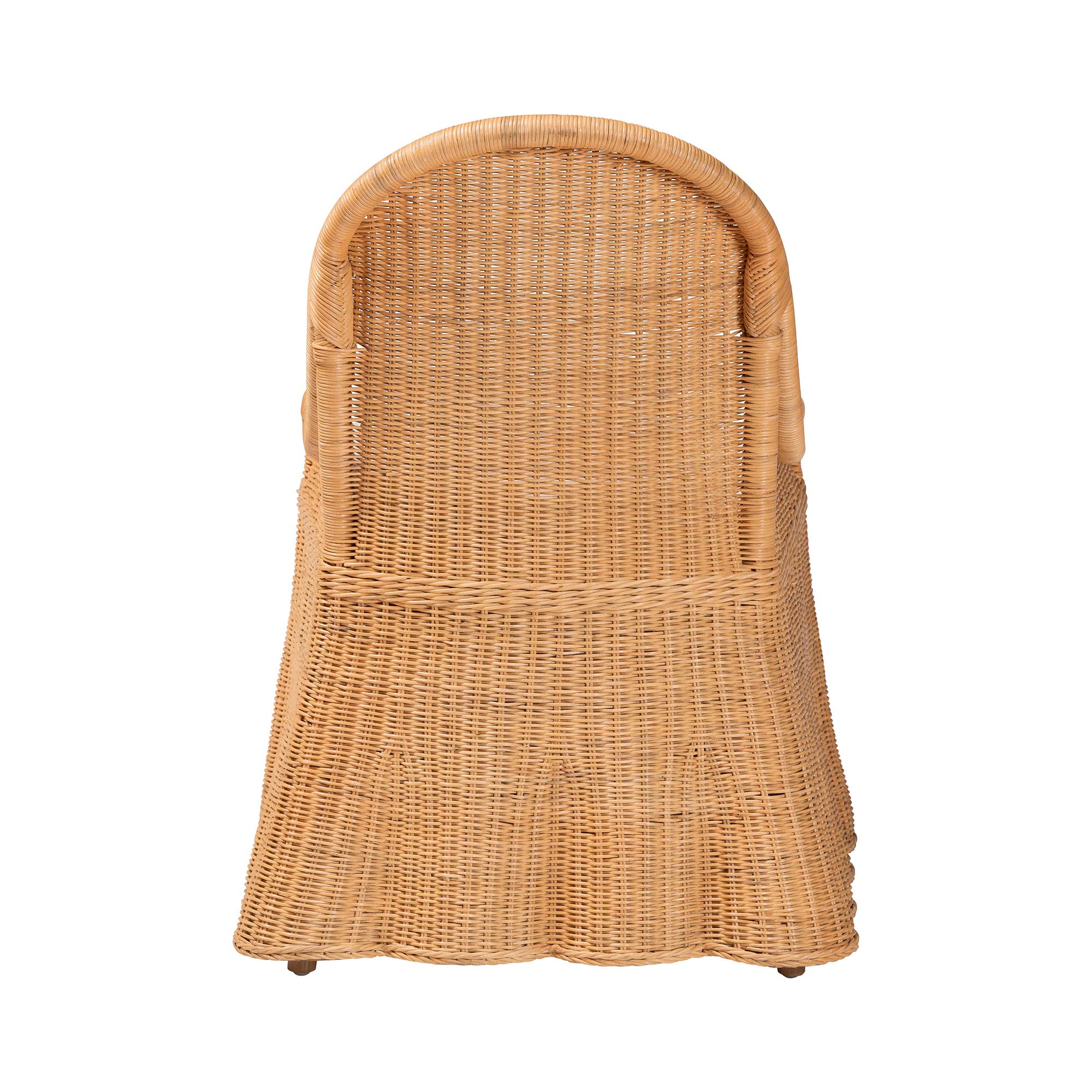 bali & pari Maya Boho Accent Chair, Light Honey