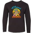 thumbnail image 3 of Inktastic Maui Hawaii Vacation Tiki Long Sleeve Youth T-Shirt, 3 of 5
