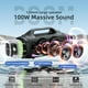 thumbnail image 2 of Altavoz Bluetooth ZEALOT 100W Peak Booming Sound 24000mAh, 2 of 7