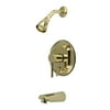 Kingston Brass Concord Single Handle Tub and Shower Faucet