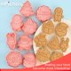 thumbnail image 3 of Christmas Cookie Cutter Set, 8 Pcs Plastic Christmas Cookie Stamp Biscuit Stamps Xmas Cookie Cutter for Baking, Christmas Decorations Cartoon Fun Biscuit Moulds, 3 of 5