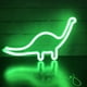 thumbnail image 1 of Letrero de luz de neón, lámpara de decoración de dinosaurio, letrero artístico de pared para regalo de niños, 1 of 5