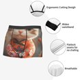 thumbnail image 3 of Vsdgher Adorable Kitten In Kimono Pattern Men's Boxer Brief Underwear,Soft Funny Underwear for Men-Large, 3 of 5