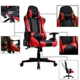 thumbnail image 3 of Chaise de Gaming avec Dossier Inclinable, Style Course Chaise de Bureau Dossier Haut, 3 of 6