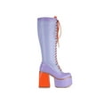 thumbnail image 2 of Casual Color Blocking Knee High Women's Chunky Platform, 2 of 3