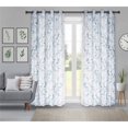 thumbnail image 2 of Safdie & Co. Rideau Voile Oiseau 84L Aqua, 2 of 5