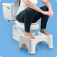 thumbnail image 3 of Squatty Potty, el Taburete Original para Baño, Altura, Blanco, 9 Pulgadas (Pack de 1), 3 of 14