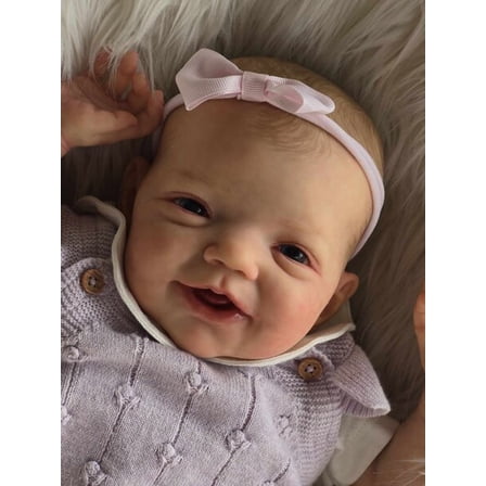 Realistic Reborn Baby Dolls - 20 inch Newborn Girl, Real Lifelike Dolls with Vinyl Full Body, Poseable Real Baby Reborn Gift Toy for 3  Years Old Kids