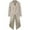 Beige, variant on TFEOQRY Men's Gothic Steampunk Tailcoat Long Trench Frock Coat Black