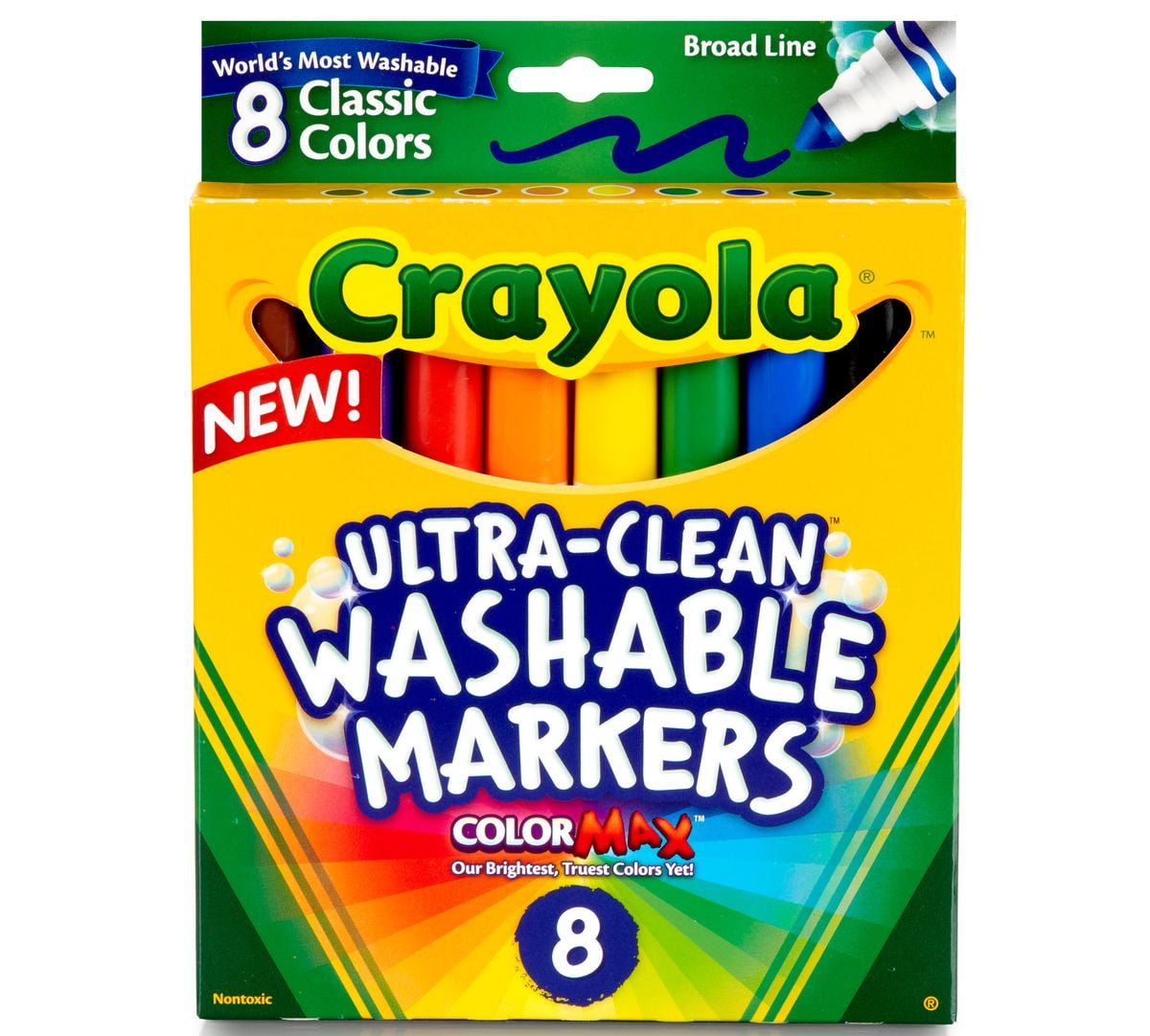 Crayola Bold & Bright Washable Markers Set