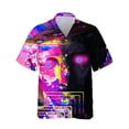 thumbnail image 2 of Camisas hawaianas de moda para hombre, camisas casuales de manga corta con botones hacia abajo para hombre, blusa de verano con estampado 3D, ropa de calle, 2 of 5