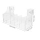 thumbnail image 3 of Estante de almacenamiento versátil con ventosa, acrílico, para refrigerios, puerta de refrigerador, 5 compartimentos, organizador transparente, 3 of 8